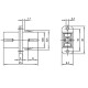 J08081A0004 - Оптический адаптер панельный серии SC, проходной, T-SC, многомодовый и одномодовый