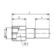 J01700A0010 - Разъем FME кабельный, Standart, штекер, обжим, G7 (RG-316/U), a=31.2, b=9.5