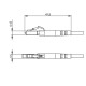 J08070A0000 - Оптический разъем кабельный штекер серии LC, LC-Duplex, одномодовый