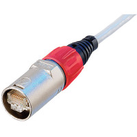 NE8MC-1 - Роз'єм Rj45 в корпусі роз'єму XLR кабельний під кручену пару, 5 кат., екранований