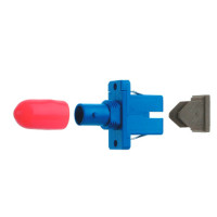 J08082A0000 - Оптичний панельний адаптер перехідний ST/SC, прохідний, ST/SC, одномодовий і багатомодовий