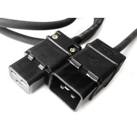 1T-MP9-01 Кабель силовий в ізоляції H07RN-F, еластичний, IEC 320 C20 штекер > C19 IEC320 гніздо