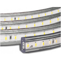 LED стрічка 220V STANDART #15 - SMD3014, 120 д/м, 5.5W, білий нейтральний, IP65 + комплектуючі (#15/4 Монтажна кліпса для світлодіодної стрічки 5mm 220V)