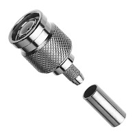 J01010F2255 - Роз'єм TNC кабельний, штекер серія "стандарт", обжим, 50 Ом, G1 (RG58C/U)