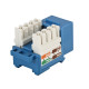 MNKS-CAT5E-WH – Вставка-кейстон с гнездом RJ45 для мультимедийных настенных панелей