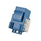 MNKS-CAT5E-WH – Вставка-кейстон с гнездом RJ45 для мультимедийных настенных панелей