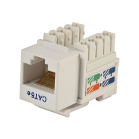 MNKS-CAT5E-BK - Вставка-кейстон с гнездом RJ45 для мультимедийных настенных панелей