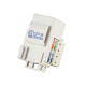 MNKS-CAT5E-WH – Вставка-кейстон с гнездом RJ45 для мультимедийных настенных панелей