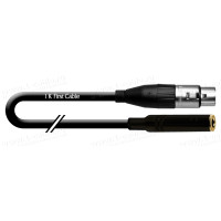 1T-AIC19-05 - Аудиокабель переходной Jack 6,3 stereo гнездо > XLR3 гнездо, диаметр- 6 мм