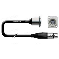 1T-AIC09-02 - Кабель звук балансний перехідний, Basic, панельний монтаж, XLR3 штекер панельний
