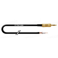 1T-A39-07 - Кабель звук, Basic, Jack 3.5 mono штекер > pigtale, діаметр - 4.6 мм, колір - чорный