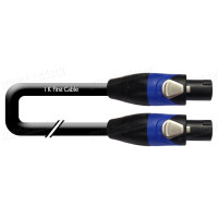 1T-A45-01SW - Кабель акустичний 4x2,5, Speakon4 > Speakon4, чорний, діаметр - 10 мм