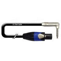 1T-ASB55-10 - Кабель акустичний 2x2,5, Speakon2 > Jack 6,3 mono кутовий штекер