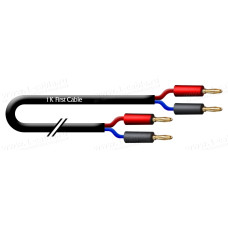 1T-ASB60-02 - Кабель акустический 2х1.5, 2х Banana штекер > 2х Banana штекер, диаметр- 7.0 мм