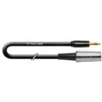 1T-AIC25-02 - Аудіокабель перехідний, Jack 3,5 stereo штекер > DIN5 (розгортка 180 гр.) штекер, діаметр- 6 мм