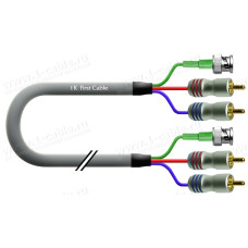 1T-AV2-01 Кабель комбинированный: видео + стерео звук, BNC + 2x RCA > BNC + 2x RCA, диаметр- 7 мм