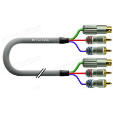 1T-AV32-01 Кабель комбинированный Basic: S-VIDEO (Y/C) + стерео звук, miniDIN4 + 2x RCA > miniDIN4 + 2x RCA