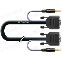 1T-AV48-01 Кабель комбінований (VGA + звук) для під'єднання аудіо-відео пристроїв до ПК