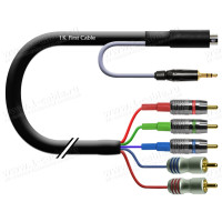 1T-AV55-01 Кабель відео RGB + стерео звук, для підключення А/В пристроїв до ПК
