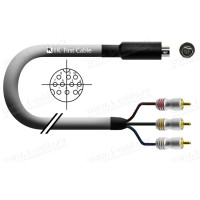 1T-AV60-01 Кабель відео CST + стерео звук, для підключення Стрім ТВ (декодер Aminet), miniDIN 10-пін штекер