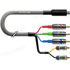 1T-AV61-00.8 Кабель видео  YPbPr + стерео звук, для подключения Стрим ТВ (декодер Aminet), miniDIN 10-пин штекер