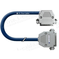 1T-BIT15-37MF-01 Кабель для передачи данных, изолированные пары, D-Sub 37-пин, Угловой штекер