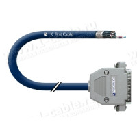 1T-BIT20-37PTF-01 Кабель для передавання даних, ізольовані пари, D-Sub 37-пін, Pigtail