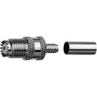 J01046F0001 - Разъем Mini-UHF кабельный, гнездо, обжим, G1 (RG-58C/U), монтаж B1305