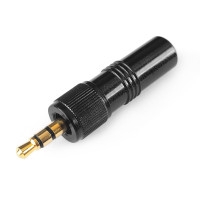 989317/1 - Роз`єм  mini Jack стерео штекер з різьбовою фіксацією для радіо-систем Sennheiser