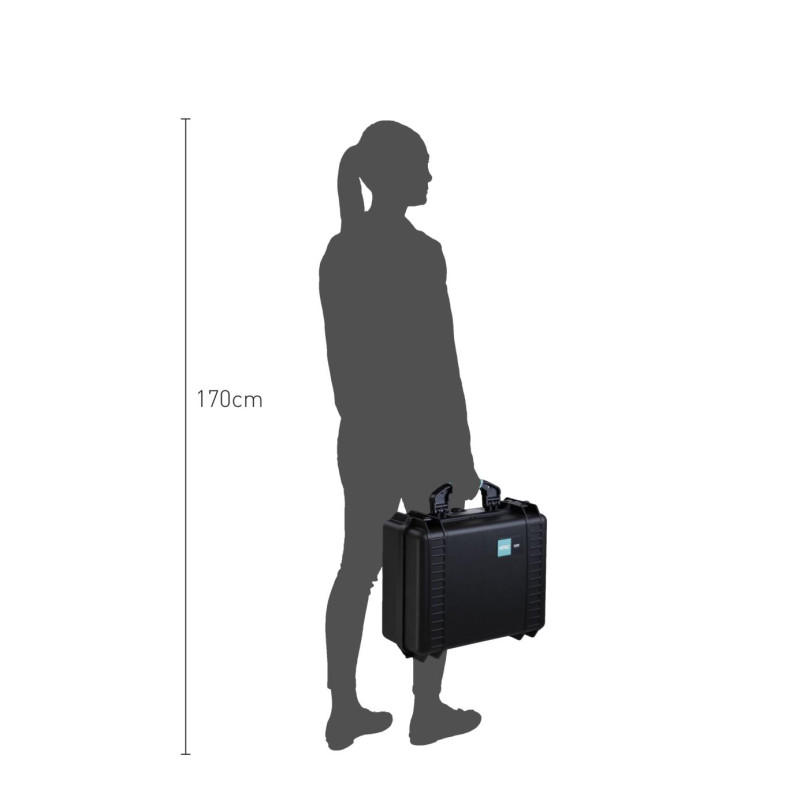 HPRC#2460 EMPBLB - Кейс ударопрочный для хранения и переноски, внутр. размер 409x306x175 (мм)