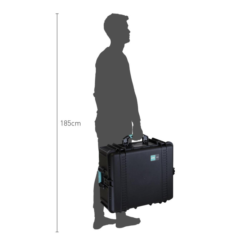 HPRC#2710 CUBBLB - Кейс ударопрочный для хранения и переноски, внутр. размер 555x459x256 (мм)