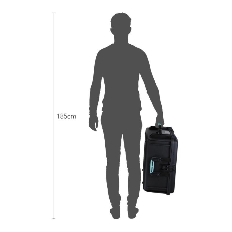 HPRC#2710 CUBBLB - Кейс ударопрочный для хранения и переноски, внутр. размер 555x459x256 (мм)