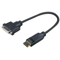 ADDPDVIF0.2 - Перехідний цифровий кабель DisplayPort штекер > DVI гніздо, довжина 0.2 м