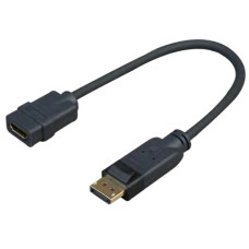 ADDPHDMIF0.2 - Переходной цифровой кабель DisplayPort штекер > HDMI гнездо, длина 0.2 м