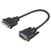 ADDVIMF0.2 - Перехідний цифровий кабель DVI штекер> DVI гніздо, довжина 0.2 м, колір - чорний