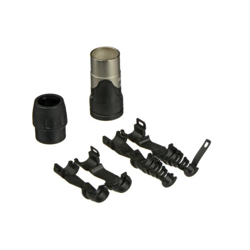 RJX8MB - Разъем RJ45 в корпусе  XLR, кабельный под витую пару, базовая модель, на кабель диам. 5.0-8.0 мм