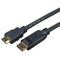 CABDPHDMI15 - Цифровий перехідний кабель DsplayPort-HDMI, штекер > штекер для великих дистанцій