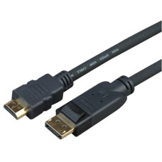 CABDPHDMI1 - Цифровой переходной кабель DsplayPort-HDMI, штекер > штекер, макс. разрешение 1080р