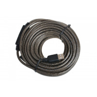 CABUS-202-10 Активний USB 2.0 кабель, шекер (А тип) - штекер (А тип), довжина 10 м., Vega Cable (Україна)