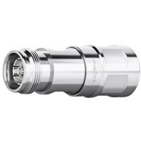 J01441A0048 - Кабельный разъем, 4.3-10 гнездо, 50 Ом, SIMFix LP, муфта/закрутка, G21 (1/2")