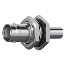 J01001A0108 - Разъём BNC, монтажный, гнездо, 50 Ом, губки: N01003A0005, обжим, G1