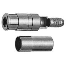 J01161A0781 - Кабельный разъем SMB · 50 Ом гнездо, обжим /ц. контакт- пайка, G13 (0.4/2.5)