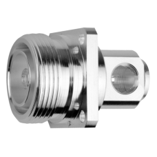 J01121C0049 - Корпус комбинированного панельного разъема 7-16 · 50 Ом, гнездо, квадратный фланец