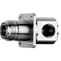J01021C0103 - Корпус комбинированного панельного разъема N · 50 Ом, гнездо, квадратный фланец