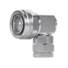 J01440A0035 - Кабельний кутовий роз'єм 4.3-10 · 50 Ом штекер, муфта/ц. контакт-паяння, IP67