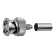 J01000R0000 - Разъем R-BNC (корпус-штекер/ц.контакт-гнездо) кабельный, обжим, 50 Ом