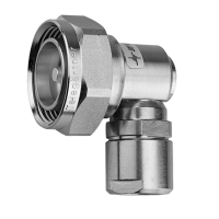 J01120B1160 - Разъем 7-16 кабельный, штекер угловой, муфта, 50 Ом, RG-213/U; G42 (2.7/7.1)