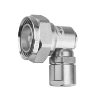 J01120A0016 - Роз'єм 7-16 кабельний, штекер кутовий, муфта, 50 Ом, RG-214/U; RG-393/U, IP54