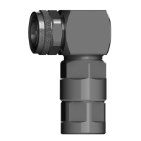 J01440A3014 - Роз'єм 4.3-10 кабельний, кутовий штекер, муфта, 50 Ом, G21 (1/2"), SIMFix Pro