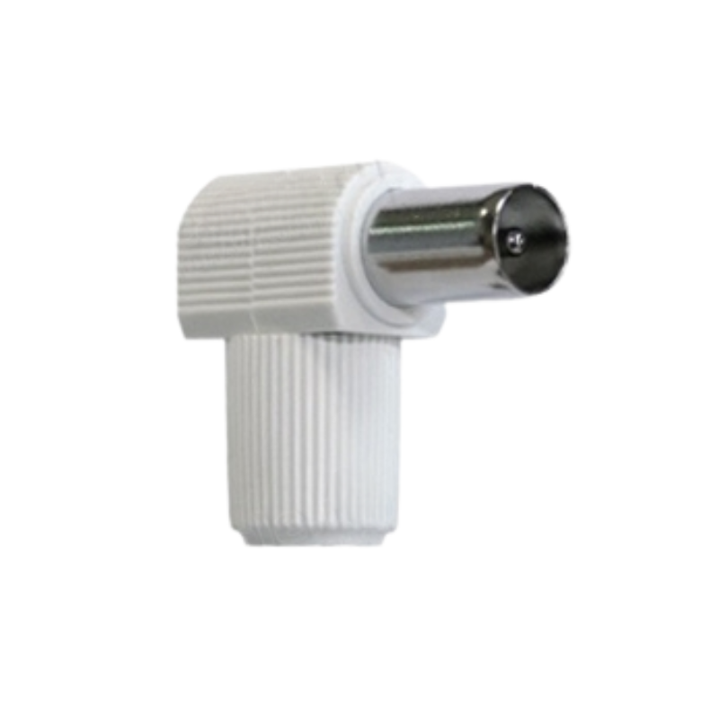 MC-095 - Разъем IEC, антенный, штекер, угловой, 9,52 мм, Alcad (Испания)